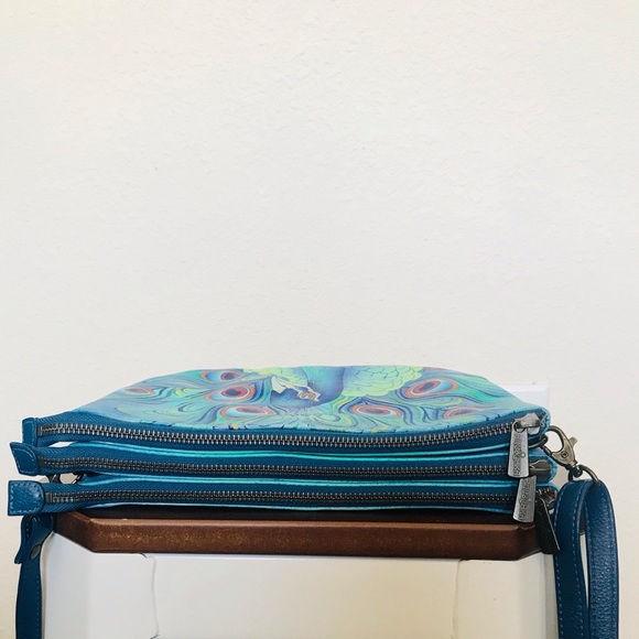 Anushka Jeweled Plume Triple Compartment Crossbody - Picture 9 of 16